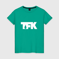 Женская футболка TFK: White Logo