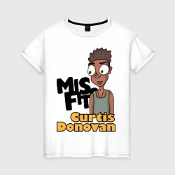 Женская футболка Misfits: Curtis Donovan