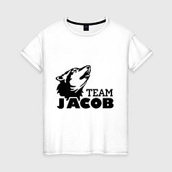 Женская футболка Jacob team logo