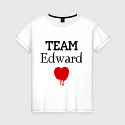 Женская футболка Team Edvard heart