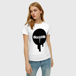 Футболка хлопковая женская BlackMilk, цвет: белый — фото 2