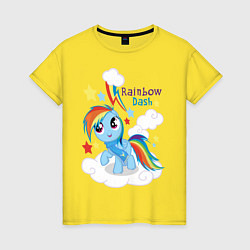 Женская футболка Rainbow Dash