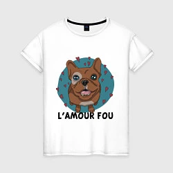 Женская футболка L'amour Fou