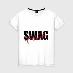 Женская футболка SWAG Fuck