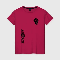 Футболка хлопковая женская Skillet Force, цвет: маджента