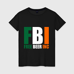 Женская футболка Free Beer Inc