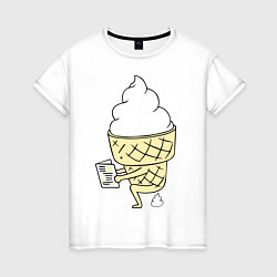Женская футболка Мороженко