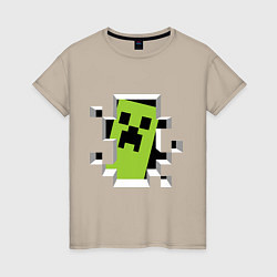 Женская футболка Crash Minecraft