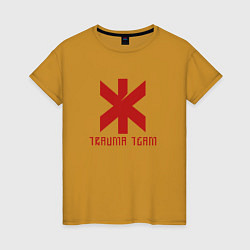 Женская футболка Cyberpunk 2077: TRAUMA TEAM
