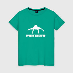 Женская футболка Уличная гимнастика