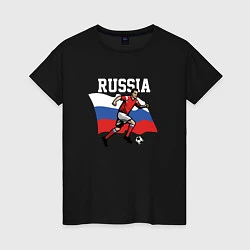Женская футболка Football Russia