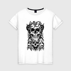 Женская футболка Slayer Skulls