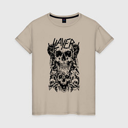 Женская футболка Slayer Skulls