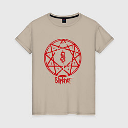Женская футболка Slipknot Penragram