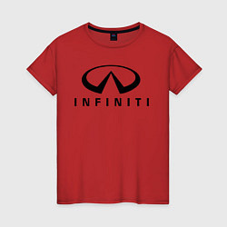 Женская футболка Infiniti logo