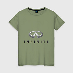 Женская футболка Logo Infiniti