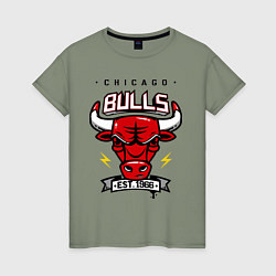 Женская футболка Chicago Bulls est. 1966