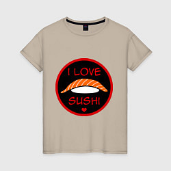 Женская футболка Love Sushi