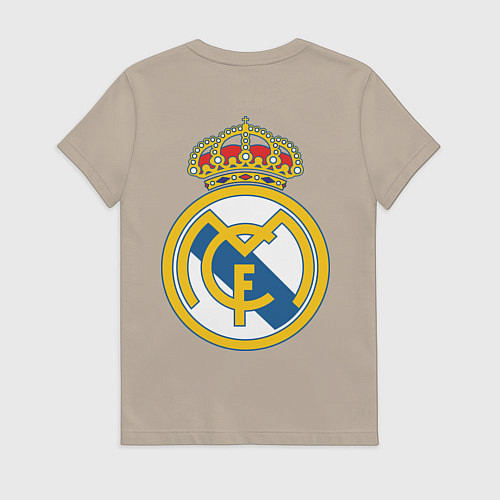 Женская футболка Real Madrid FC / Миндальный – фото 2