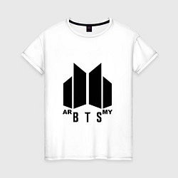 Женская футболка BTS ARMY