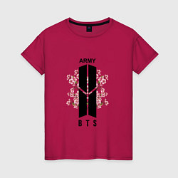 Женская футболка BTS: Army Sakura