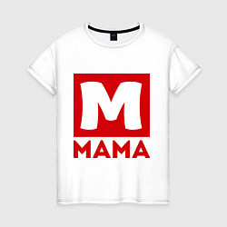 Женская футболка Мама - М