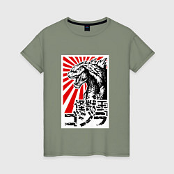 Женская футболка Godzilla Poster