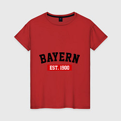 Женская футболка FC Bayern Est. 1900