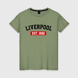 Женская футболка FC Liverpool Est. 1892