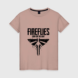 Женская футболка Fireflies: Look for the Light