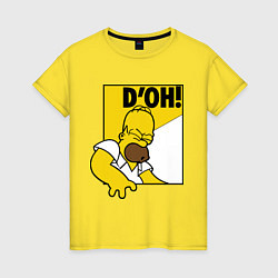 Женская футболка Homer D'OH!
