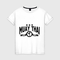 Женская футболка Muay thai boxing