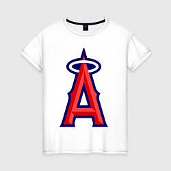 Женская футболка Los Angeles Angels of Anaheim logo