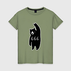 Женская футболка Bad Bear: 666 Rock