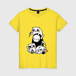 Женская футболка CAT GOT YOUR SOUL