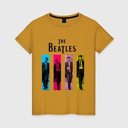 Женская футболка Walking Beatles