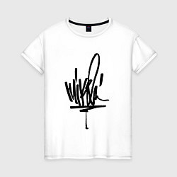 Женская футболка Mike Shinoda: autograph