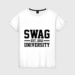 Женская футболка Swag University