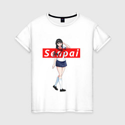 Женская футболка Senpai Kawai