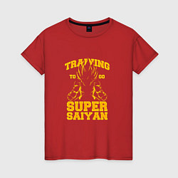 Женская футболка Super Saiyan Training