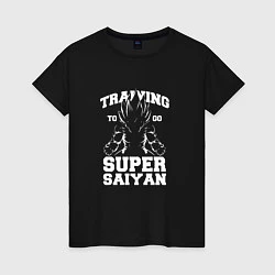 Женская футболка Super Saiyan Training