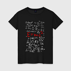 Женская футболка E=mc2