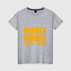 Женская футболка PUBG: Chiken Dinner