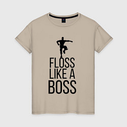 Женская футболка Floss like a boss