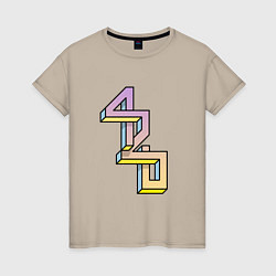 Женская футболка 420 Geometry
