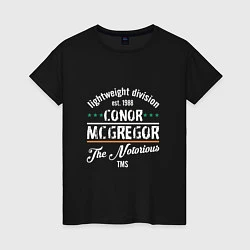 Женская футболка Conor McGregor est. 1988
