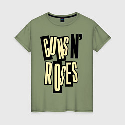 Женская футболка Guns n Roses: cream