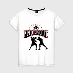Женская футболка Knockout