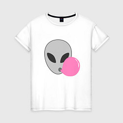 Женская футболка Инопланетная жвачка