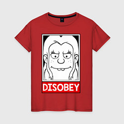 Женская футболка Disenchantment Disobey